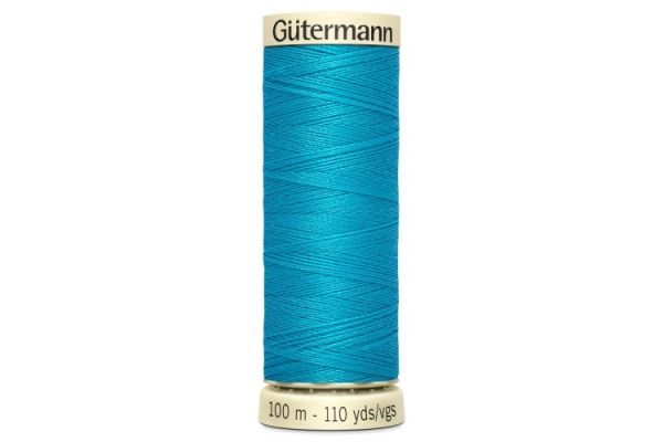 Gütermann, ompelulanka, 100 m,  väri 736 syaani